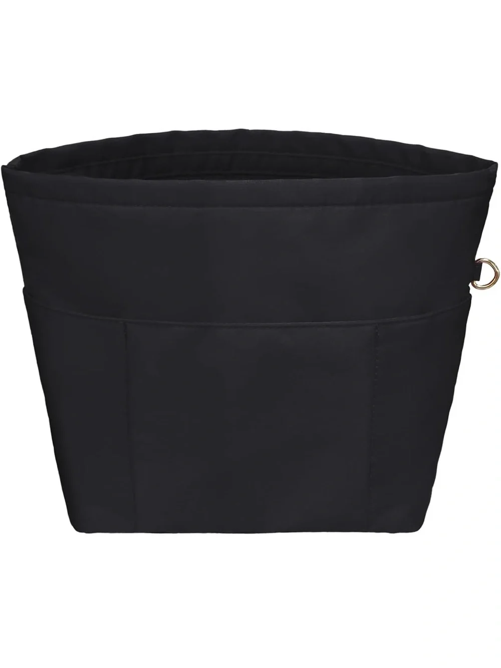 Purse Insert Organizers for Petite Tote Bag Organizer Shaper with Zipper Black